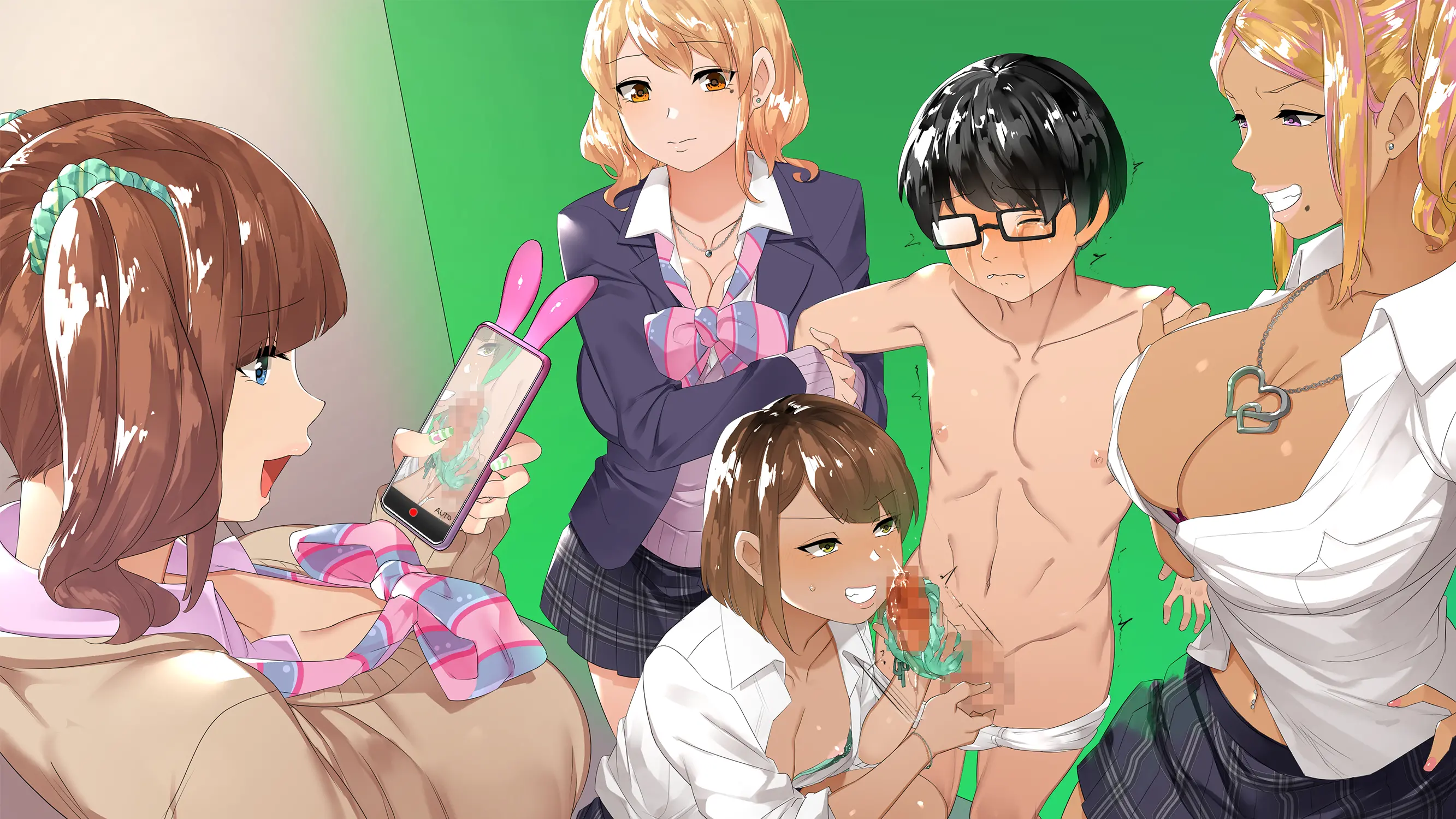Gal×Batsu Game+InCha=Harem!?